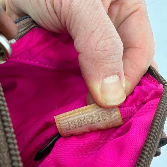 Vintage Dooney & Bourke Bag Womens 7 X 7.5 Crossbody Shoulder Mini Black Nylon - Picture 9 of 16